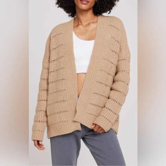 SPIRITUAL GANGSTER Casey wool open CARDIGAN - Picture 2 of 7